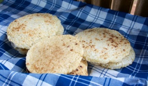 The final product - cassava bread