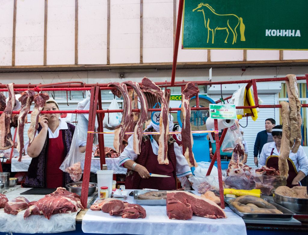 Horse Meat Sold at the Local Market